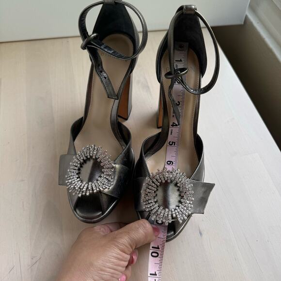 Alexandre Birman MADELINA CURVE 120 PEWTER size 36/ US 6 - Picture 13 of 14